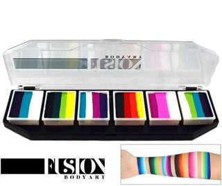 Fusion Body Art - Spectrum Palette - Rainbow Burst (Non Neon)