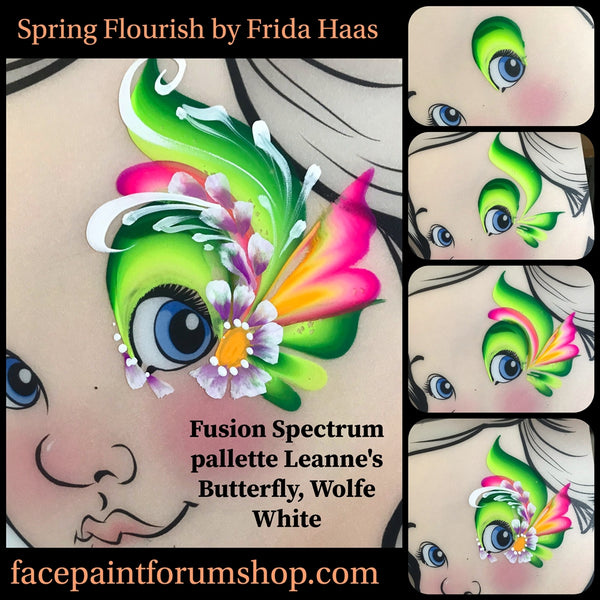 Fusion Body Art - Spectrum Palette - Leanne's Butterfly (Non Neon)
