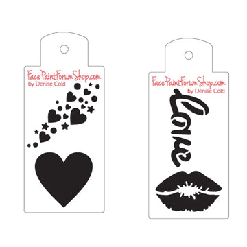 Boost Stencil Set - Love & Kisses Boost Stencils