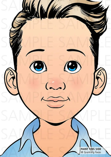 Sparkling Faces Practice Board by Svetlana Keller - Julian Sparkling Faces