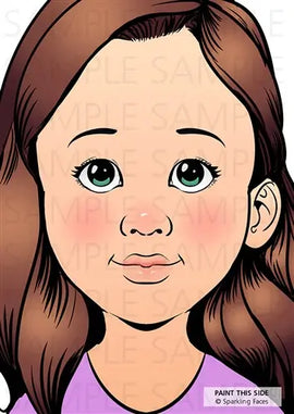Sparkling Faces Practice Board by Svetlana Keller - Angelina Sparkling Faces