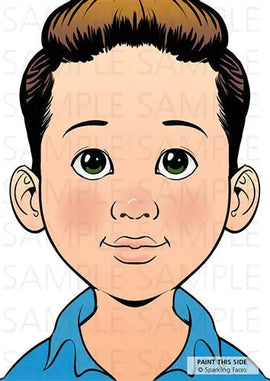 Sparkling Faces Practice Board by Svetlana Keller - Alex Sparkling Faces