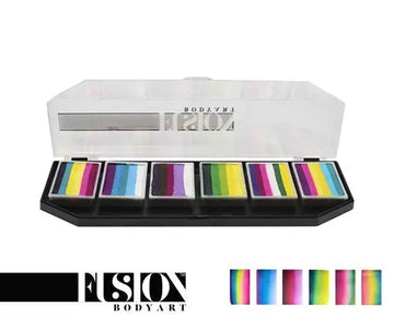 Fusion Body Art - Spectrum Palette - Leanne's Pretty Rainbow (Non Neon) Fusion Body Art