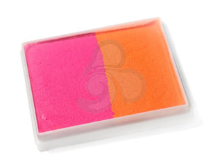 TAG Face Paint - Split Cake - Neon Orange/Neon Magenta - 50 grams