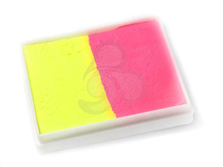 TAG Face Paint - Split Cake - Neon Pink/Neon Yellow - 50 grams