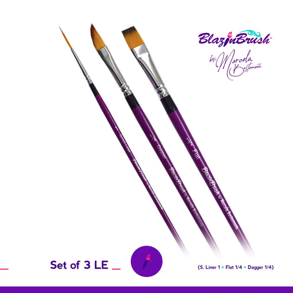 Blazin Brush - Set of 3 - LE Blazin Brush