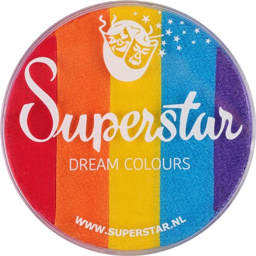 Superstar Face Paint - Dream Colours Rainbow Cake - Rainbow 901 - 45 grams