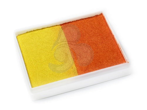 TAG Face Paint - Split Cake - Pearl Yellow/Pearl Orange - 50 grams