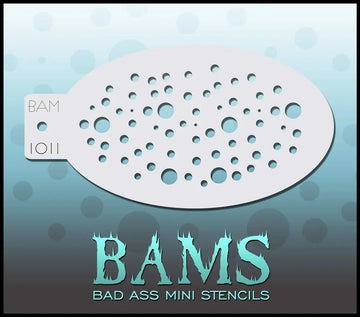 Bad Ass Mini Stencil - 1011 Dots Stencil Bad Ass Stencils