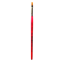 Leanne's Rainbow Face Painting Brush - 1/4 inch Filbert Fusion Body Art