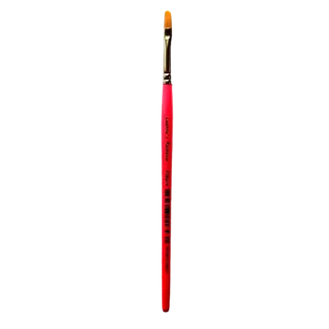 Leanne's Rainbow Face Painting Brush - 1/4 inch Filbert Fusion Body Art