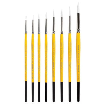 KingArt Face Paint Brush - 7950 Gold Grip - Round #5 Kingart