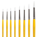 KINGART Face Paint Brush - 7950 Gold Grip - Round #0