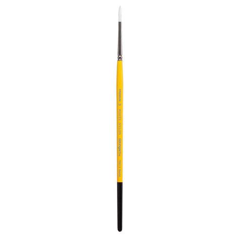 KINGART Face Paint Brush - 7950 Gold Grip - Round #3