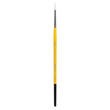 KingArt Face Paint Brush - 7950 Gold Grip - Round #3 Kingart