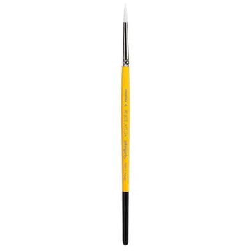 KingArt Face Paint Brush - 7950 Gold Grip - Round #4 Kingart