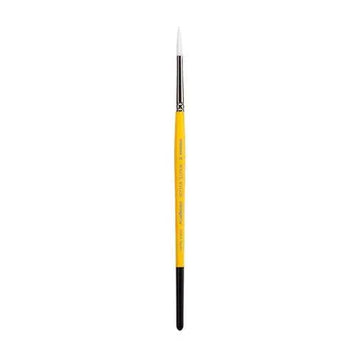 KingArt Face Paint Brush - 7950 Gold Grip - Round #6 Kingart