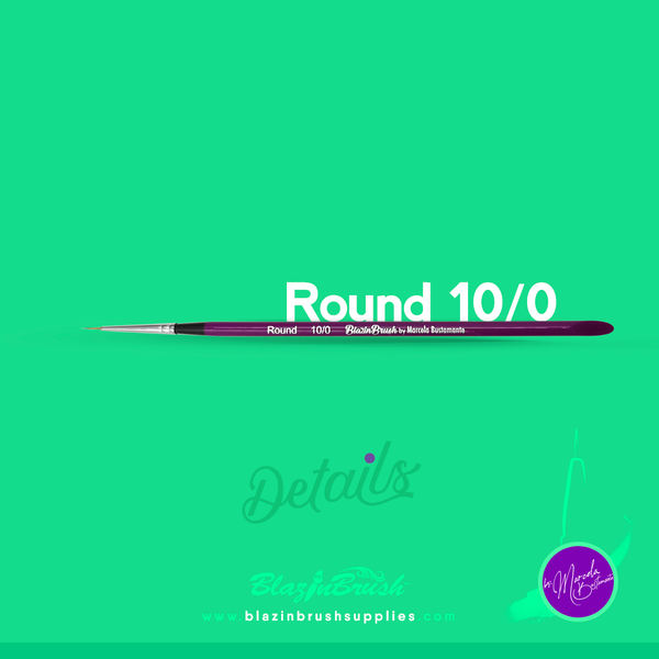 Blazin Brush - Round #10/0 (0.3 in)