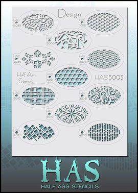 Half Ass Stencil - Set 5003 Design Bad Ass Stencils