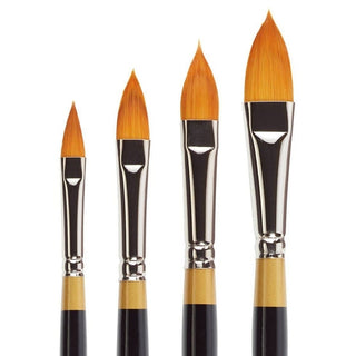 KINGART Face Paint Brush - Original Gold 9930 Oval Petal #8