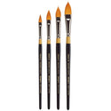 KINGART Face Paint Brush - Original Gold 9930 Oval Petal #2