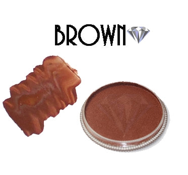 Diamond FX Face Paint - Essential Brown - 30 grams