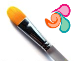 TAG Face Paint - Face Paint Brush - Filbert #4