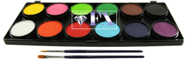 Diamond FX Face Paint - 12 Colors Palette Diamond FX