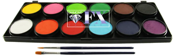 Diamond FX Face Paint - 12 Colors Palette Diamond FX