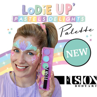 Fusion Body Art - Lodie Up Face Painting Pink Palette - Elodie's Pastel Delights