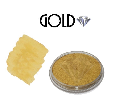 Diamond FX Face Paint - Metallic Gold - 30 grams