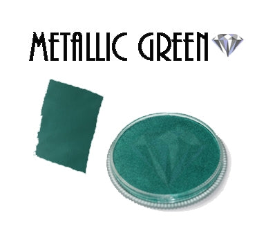 Diamond FX Face Paint - Metallic Green - 30 grams