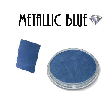 Diamond FX Face Paint - Metallic Blue - 30 grams