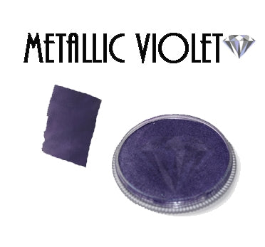 Diamond FX Face Paint - Metallic Purple - 30 grams