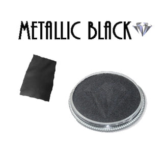 Diamond FX Face Paint - Metallic Black - 30 grams