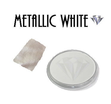 Diamond FX Face Paint - Metallic White - 30 grams