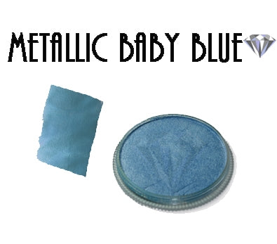 Diamond FX Face Paint - Metallic Baby Blue - 30 grams