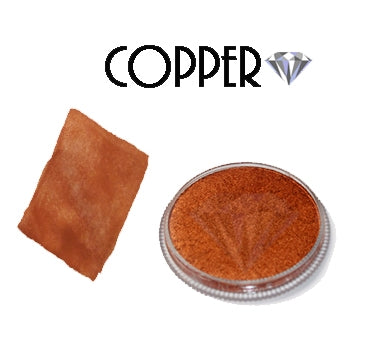 Diamond FX Face Paint - Metallic Copper - 30 grams