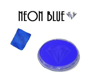 Diamond FX Face Paint - Neon Blue - 30 grams