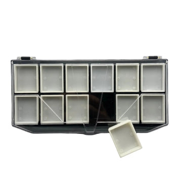 Empty Face Paint Palette Case for DIY Mini 1 Strokes - 12 Cakes Face Paint Forum Shop