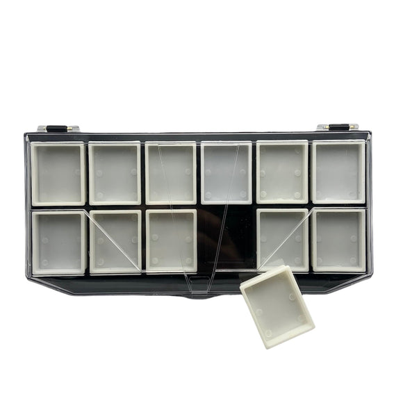 Empty Face Paint Palette Case for DIY Mini 1 Strokes - 12 Cakes Face Paint Forum Shop