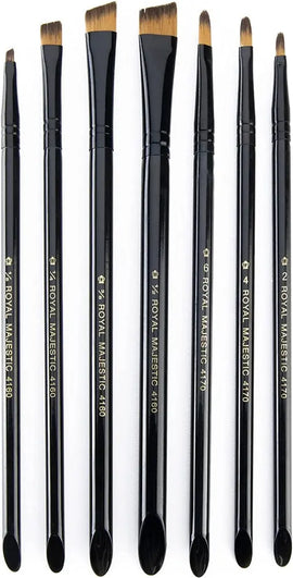 Royal - Majestic Filbert and Angular Brush Set - 7-pc Royal