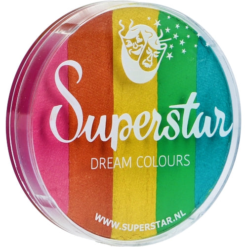 Superstar Face Paint - Dream Colours Rainbow Cake - Carnival 913 - 45 grams