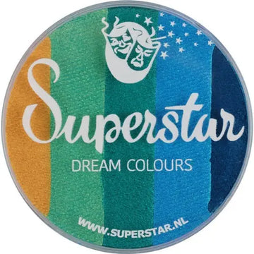 Superstar Face Paint - Dream Colours Rainbow Cake - Emerald 905 - 45 grams Superstar
