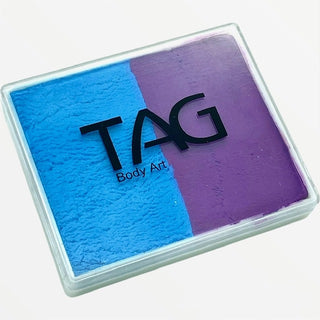 TAG Face Paint - Split Cake - Purple/ Light Blue - 50 grams
