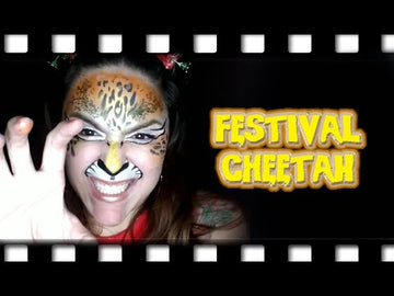 Face Paint Stencil Cheetah Spots - Bad Ass Mini Stencil - BAM 1002 - 0