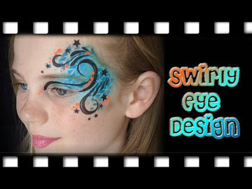 Face Paint Stencil Stars - Bad Ass Mini Stencil - BAM 1039 - 0