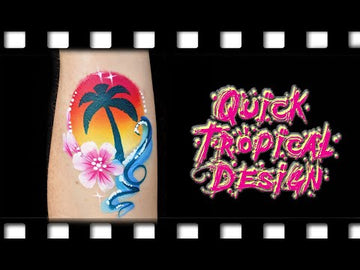 Boost Stencil Set - Dolphins and Palm Trees - 0